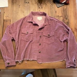 Button up corduroy shirt